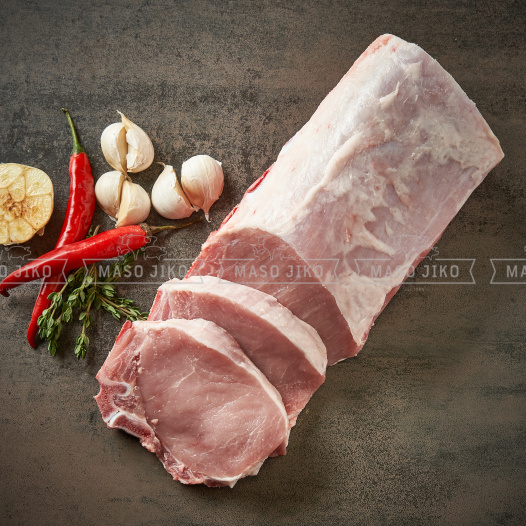 detail Vepřová pečeně s kostí