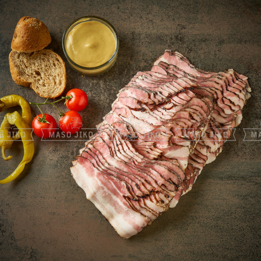 detail Mistrovská slanina krájená