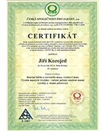 Certifikát HACCP